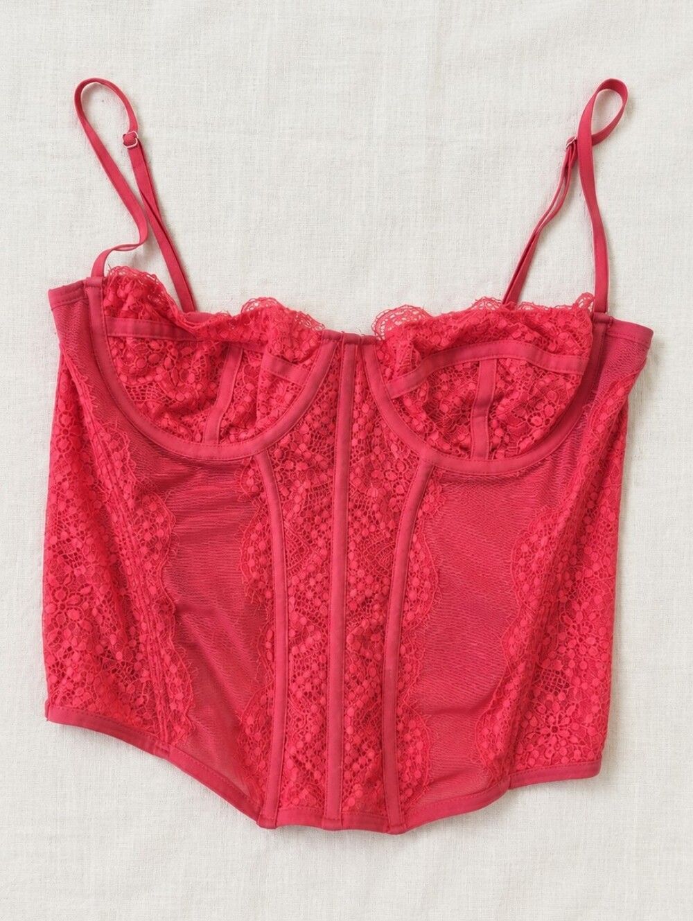Urban Outfitters Out From Under Lace Bustier Corset Size L
